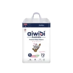 AIWIBI Light Feather sauskelnės S dydis 4- 8 kg (72 vnt.)