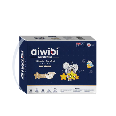 AIWIBI Ultimate Comfort sauskelnės S dydis 4-8 kg (60 vnt.)