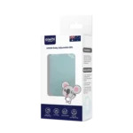 Aiwibi silikoninis seilinukas „Fold N Go“ su kelioniniu dėklu (Žydras)