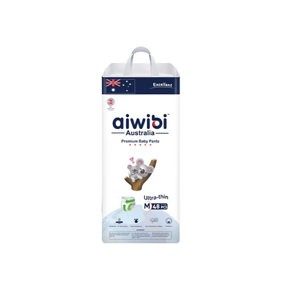 AIWIBI Premium sauskelnės-kelnaitės M dydis 6-11 kg (48 vnt.)