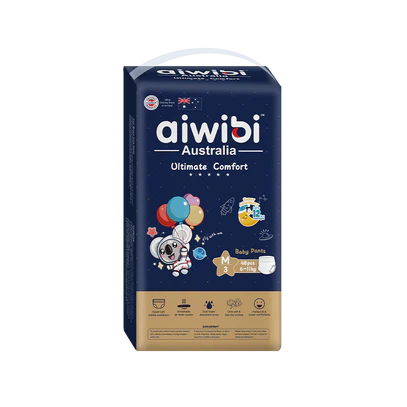 AIWIBI Ultimate Comfort sauskelnės- kelnaitės M dydis 6- 11 kg (48 vnt.)