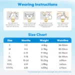 Aiwibi Swimming Pants XL dydis 12-17 kg (1 vnt.)