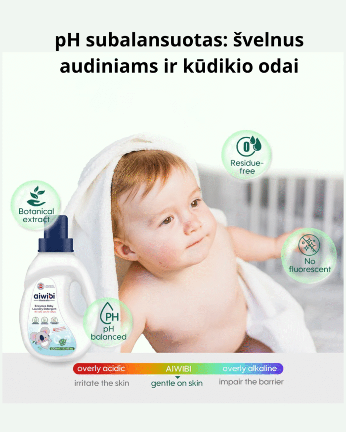 Įtraukti antraštę (4) Aiwibi fermentuota skalbimo priemonė kūdikių drabužiams (1000 ml)