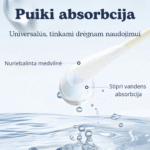 Patogi naudojimui pakuotė (2) Aiwibi ausų krapštukai kūdikiams (200 vnt.)